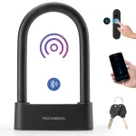 Rockbros SMART s&otilde;rmej&auml;lje- ja Bluetooth-rataslukk 100cm must