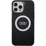 Audi IML Big Logo MagSafe Case iPhone 13 Pro / 13 6.1 inch Must k&otilde;va &uuml;mbris