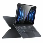USAMS Protective Case with Keyboard for iPad Pro 12.9 (2018-2022) Black Miaoke Series IPP12MG01 (US-BH876)