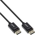 InLine DisplayPort 2.0 kaabel, 8K4K UHBR, must, kullatud kontaktidega, 2 m