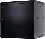 GETFORT 19 inch seinakapp 12U 600x600 mm t&auml;isterasest uksega must