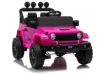 LEAN CARS Jeep Rubicon DK-JWR558 24V Pink Battery-Powered Ride-On Vehicle