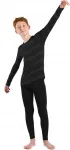 Odlo komplekt pikk ACTIVE WARM ECO SET laste aluspesu, suurus 116 cm, must ja hall