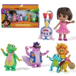 Dora, Fantastic Friends Gift Pack koos Dora, Boots, Tico, Isa ja Fiesta Trio, m&auml;ngufiguurid, laste m&auml;nguasjad t&uuml;drukutele ja poistele alates 3. eluaastast