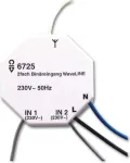 Busch-Jaeger 6725 2-kanaliline l&uuml;litus-/h&auml;mardusaktuaator, s&uuml;vispaigaldatav, 230V, free@home