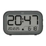 TFA Dostmann Bingo Hybrid digitaalne &auml;ratuskell, LCD/LED-ekraan, must/antratsiit, 60.2048.01
