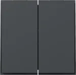 Gira TX44 kahekordne l&uuml;litiklahv, sirge, antratsiit, 349567