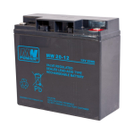 MPL Power Elektro MW Power MW 20-12 UPS-aku, pliihappe AGM, hooldusvaba, 12 V 20 Ah, must