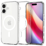 Spigen Ultra Hybrid Mag MagSafe ACS10380 &uuml;mbris Apple iPhone 17 jaoks, l&auml;bipaistev/valge