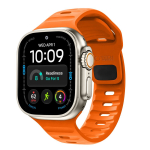 Tech-Protect Silicone Line Apple Watch 8 / 9 / 10 / 11 / 12 / SE / Ultra 44/45/46/49 mm rihm, oranž