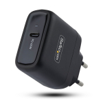 StarTech.com 1065EB-WALL-CHARGER 65 W USB-C GaN s&uuml;learvuti seinalaadija, must