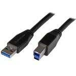 StarTech.com Active USB 3.0 USB-A to USB-B kaabel - M/M - 5 m (15 jalga)