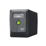 Green Cell PowerProof UPSLM360 650VA / 360W line-interactive katkematu toite allikas (UPS) LCD-ekraaniga, 12V 7Ah