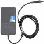 Microsoft Surface 65W toiteplokk s&uuml;learvuti tahvelarvuti Must AC sisekasutuseks USB 2.0 1,7 m