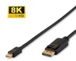 Microconnect DP-MMG-100MBV1.4 DisplayPort kaabel 1 m Mini DisplayPort Must