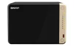 QNAP TS-664 NAS Tower Intel&reg; Celeron&reg; N5095 8 GB DDR4 0 TB QNAP QTS Must, Pronks