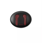 Hama Spirit Unchained k&otilde;rvaklapid True Wireless Stereo (TWS) k&otilde;rvasisesed Muusika Bluetooth Must, Punane