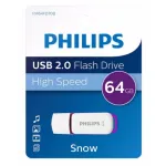 Philips FM64FD70B USB-m&auml;lupulk 64 GB USB t&uuml;&uuml;p-A 2.0 lilla, valge