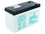 SSB SBL 9-12L SSB aku 12V/9Ah T2 eluiga 10-12 aastat - faston 6,3 mm