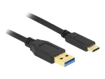 USB-kaabel DeLOCK SuperSpeed USB 3.2 Gen 2 Type-A to USB-C 3 m