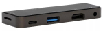 S&uuml;learvuti dokk EXSYS EX-1222HM USB 3.2 Gen 1 Type-C Antratsiit