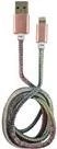 LC-POWER kaabel USB-Lightning-1M-4 1m sinine/roosa, USB-A Lightning