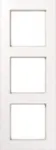 Seinaplaat/l&uuml;litikate JUNG A5583BFWW &mdash; valge termoplast, 85&times;227 mm