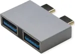 ROLINE USB3.2Gen1 Adptr. 2x C - A ST/BU - Adapter - digitaalne/andmed (12.03.2947)