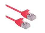 ROLINE DataCenter - patch-kaabel - RJ-45 (M) to RJ-45 (M) - 5 m - U/FTP - CAT 6a - Halogen-Free, Moulded, Snagless, Stranded - Punane, Pantone 199C (21.15.3317)