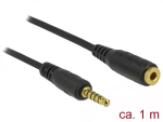 Audio kaabel 3.5mm DeLOCK 85701 1m Must