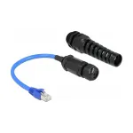 V&otilde;rgukaabel DeLOCK 66809 Must Sinine 0,25m Cat6 SF/UTP