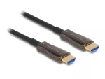 Aktiivne optiline HDMI-kaabel DELOCK 8K 60 Hz 50 m, HDMI Type A isane&ndash;isane, 48 Gbit/s, metallsarrus