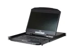 ATEN 16P Short Depth Single Rail LCD KVM SW, 47 cm (18.5 tolli), 1366 x 768 pikslit, TFT-LCD, 250 cd/m&sup2;, 1000:1, 170&deg;