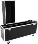 Transport flightcase Roadinger for 2&times; LCD ZL55 panels &mdash; durable design for safe transport