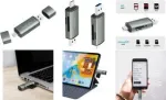 LogiLink CR0043 USB 3.2 Gen 1 SD/microSD kaardilugeja, USB-A ja USB-C, alumiinium
