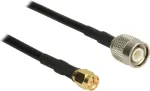 Koaksiaalkaabel DeLOCK 89499 CFD200 7,5 m TNC SMA Must