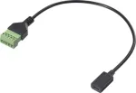 Renkforce USB-C adapterkaabel [1x pesa &ndash; 1x klemm&uuml;hendus] RF-6443954 30 cm (RF-6443954)