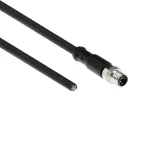 ACT Industrial 1,50 meetri pikkune andurikaabel M8A 4-pin isane avatud otsaga, Ultraflex Xtreme TPE kaabel, varjestatud