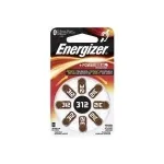 Energizer akupatarei tsink-&otilde;hk-kuuldeaparaatidele 312 8 tk (634924)