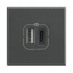 Legrand HS4287C2 pistikupesa 2x USB Antratsiit