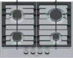 Bosch Serie 6 PCP6A5I90 pliit Roostevaba teras Sisseehitatud 60 cm Gaas 4 tsooni