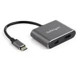 StarTech.com USB-C multipordiga videoadapter - 4K 60Hz USB-C HDMI 2.0 v&otilde;i Mini DisplayPort 1.2 monitoriadapter - USB USB-C 2-&uuml;hes kuvarimuundur HDMI/MDP HBR2 HDR - TB3-&uuml;hilduv
