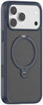 Telefonikott Torras Ostand Spin Series iPhone 17 Pro Maxile, tumesinine