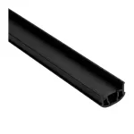 SYNERGY21 LED U-profiil ALU014 PMMA opaalne difuusor must 2000mm