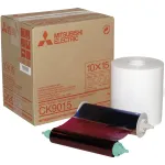 Mitsubishi CK 9015 10 x 15 Print Media Kit - 600 Prints, Dye Sublimation, Glossy Photo Paper