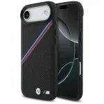 BMW M Tricolor Metal Logo MagSafe &uuml;mbris Apple iPhone Airile, must