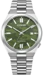 CITIZEN meeste automaatkell NJ0159-86X 40mm kullakarva roostevaba teras rohelise sihverplaadiga