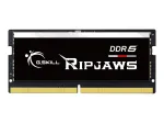 SO-DIMM 32 GB DDR5-5600, Arbeitsspeicher schwarz, F5-5600S4645A32GX1-RS, Ripjaws , INTEL XMP