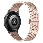 Beline Watch Strap 20mm Metal Honeycomb Rose Gold