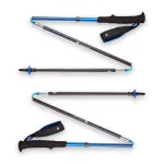 Matkakepid Black Diamond Distance Carbon Z, kokkupandav s&uuml;sinikust v&otilde;ll, 120 cm, 280 g, 3-osaline